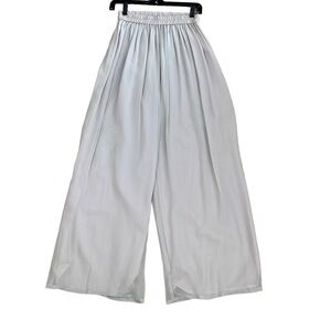 Vintage Ballinger Gold light gray all silk wide leg pants